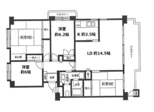 東急ドエル市ヶ尾アネックスの物件間取画像